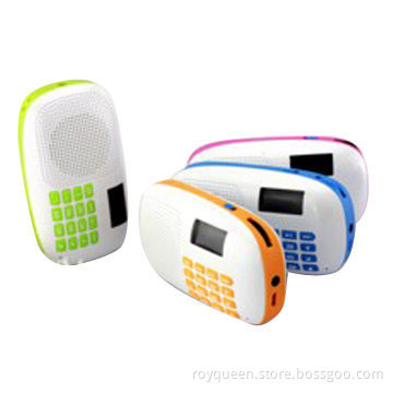 Music Players, Support microSD Card with FM Radio and Have LED Lighting